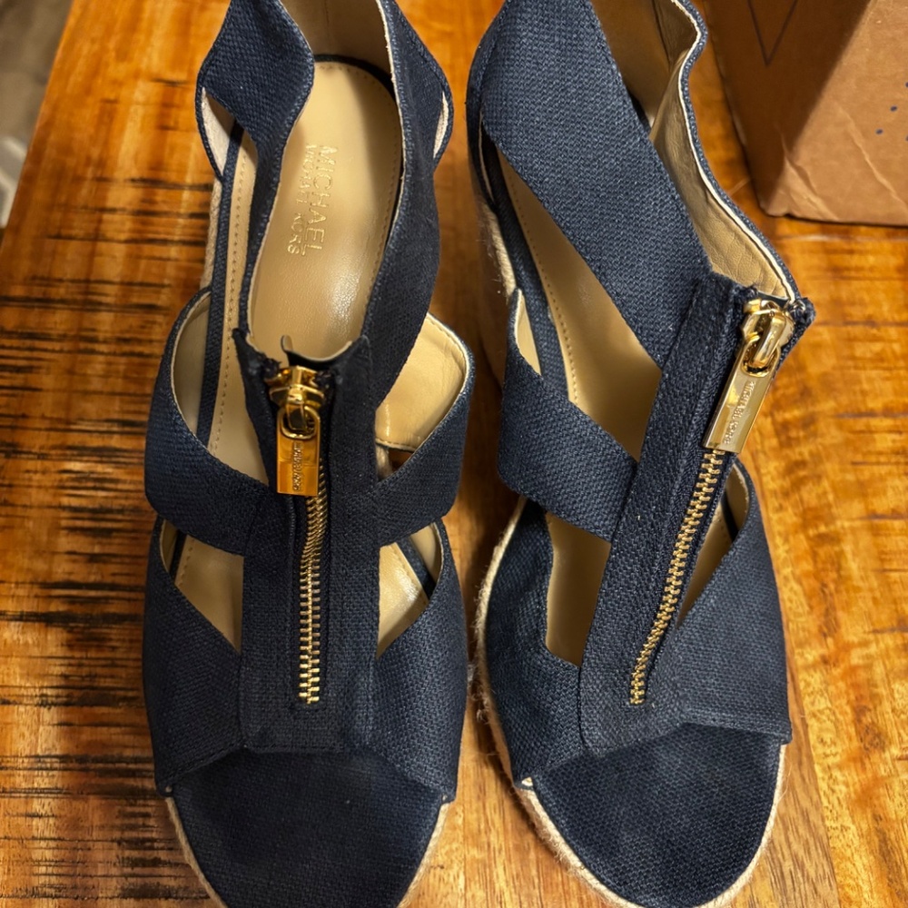 Michael Kors Denim Wedge - Picture 6 of 6